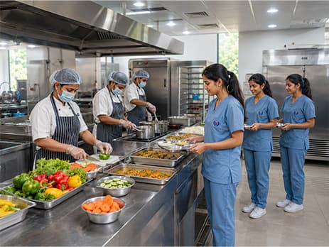 Hygienic Food Preparation Area